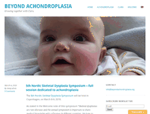 Tablet Screenshot of beyondachondroplasia.org